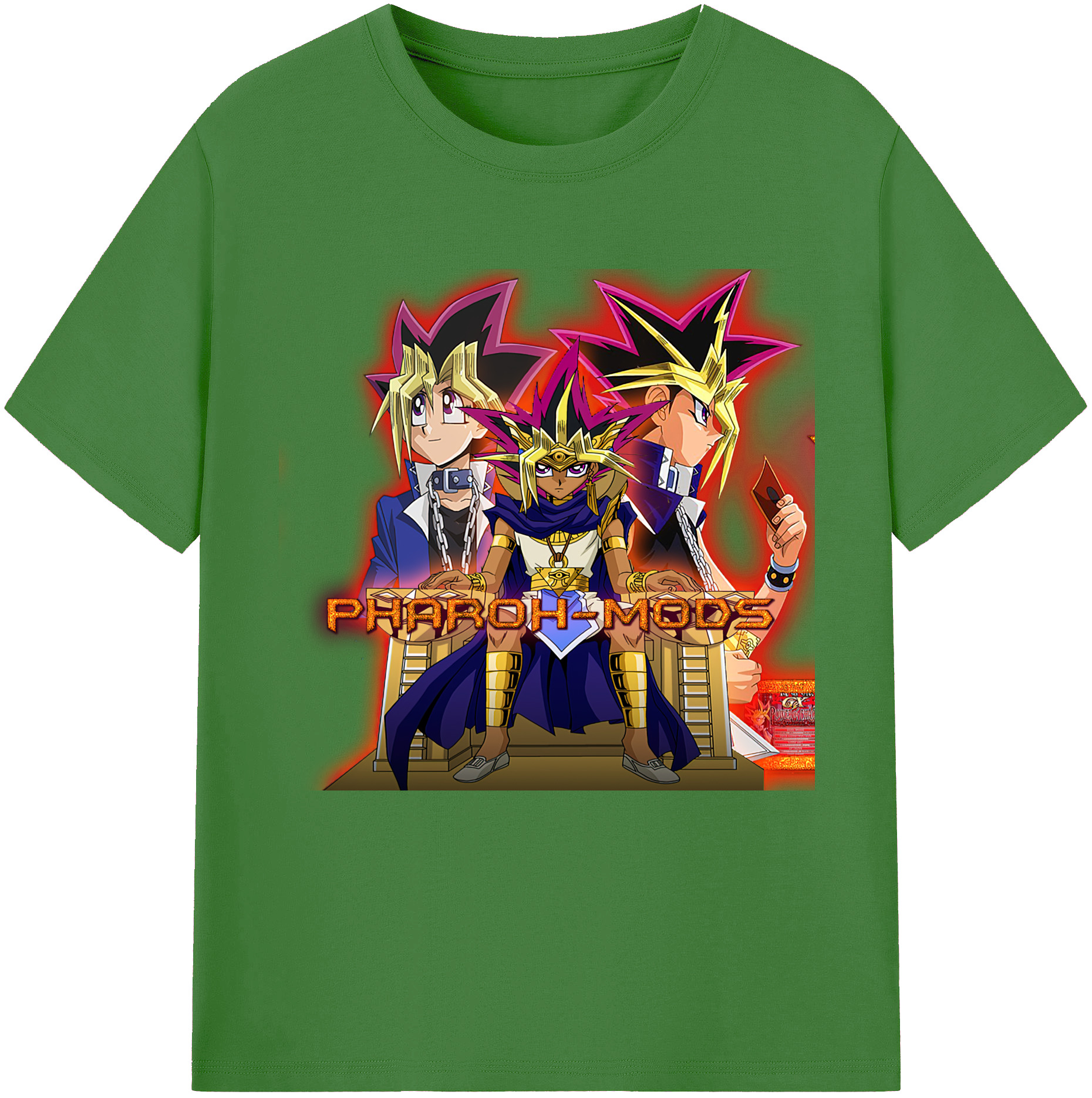 （画像用） 遊☆戯☆王 Yu-Gi-Oh! レディースカジュアルプリントTシャツ（綿100％）